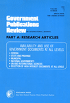 Go to journal home page - Government Publications Review. Part A